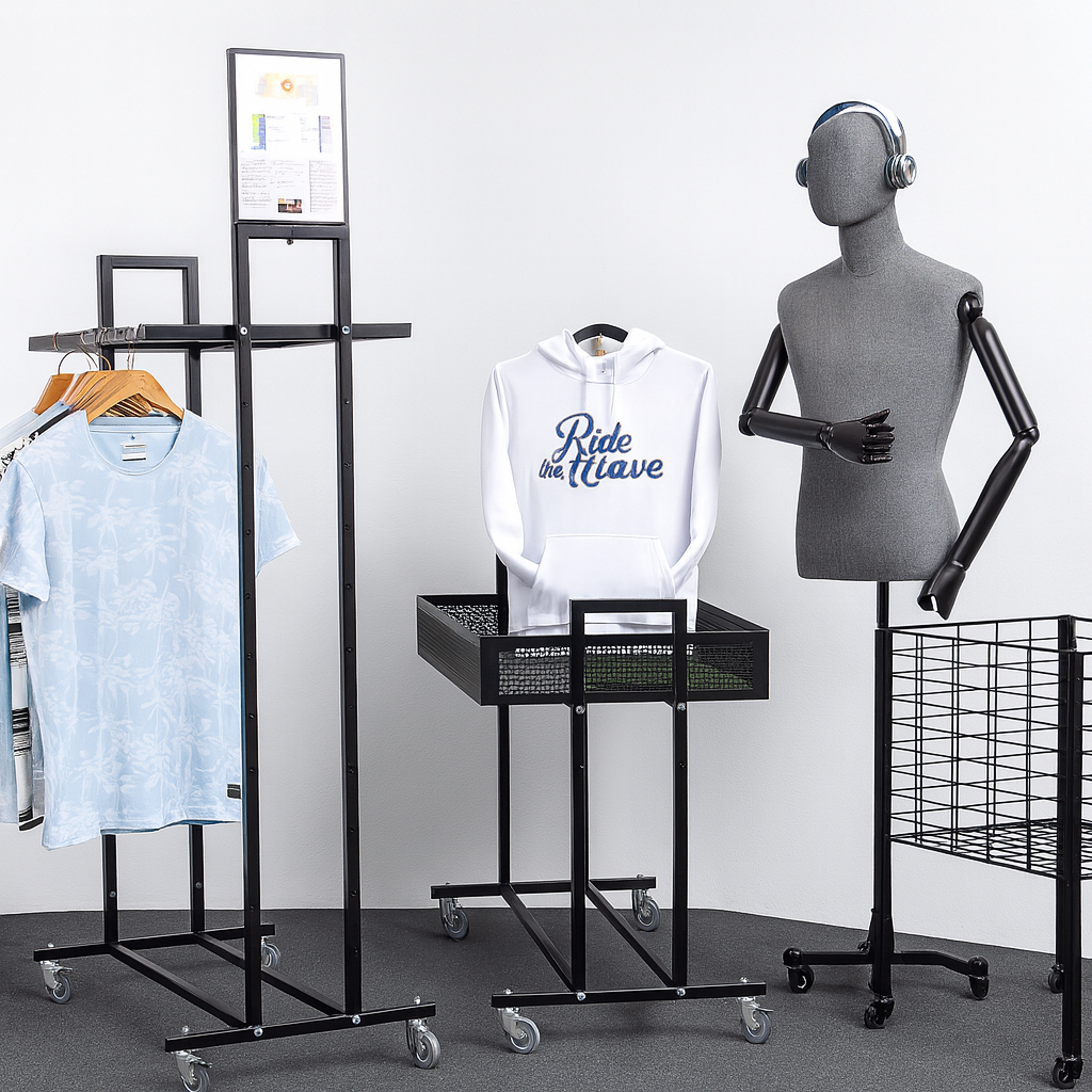 L-gadestativ - tøjstativer