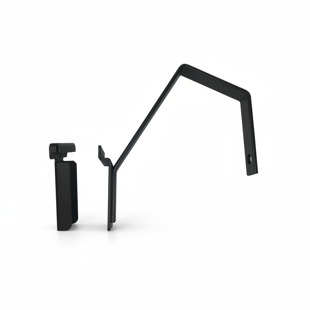 Halterung für Elite torso, für Lamellenwand oder zur Wandmontage, schwarz (Serie 5200)