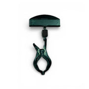 Clear Grip, Schilderhalter, groß, mit breitem Halter, schwarzes Acryl