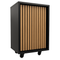 Frame-disk. Schmales Modul, schwarz. B55 - Akustikplatte Front