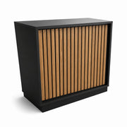 Frame-disk. Breites Modul, schwarz. B110 - Akustikplatte Front