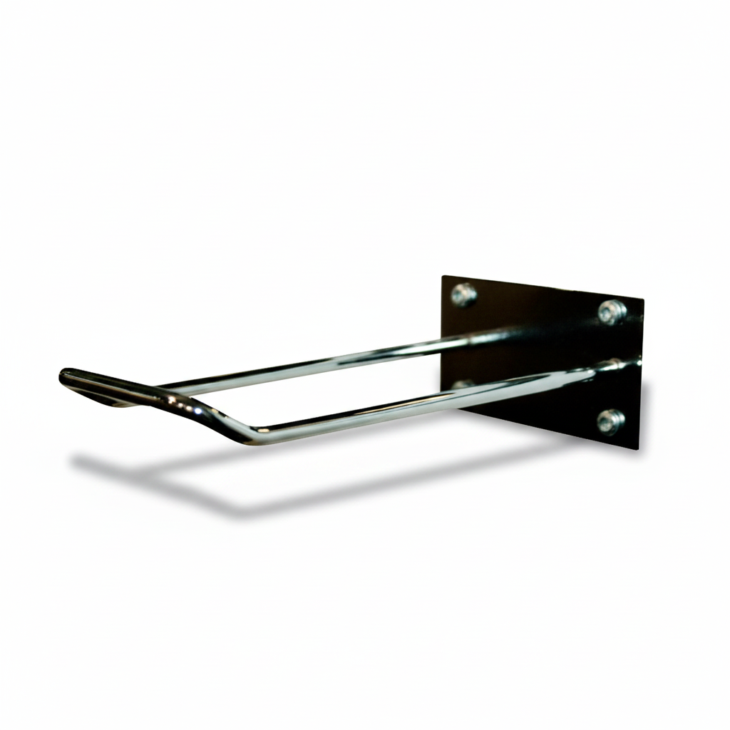 Tragetaschenhalter für Theke oder Wand, verchromt, 15 cm