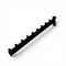 Schräges Frontscharnier für den Kühlergrill. Schwarz – 35 cm