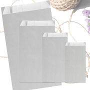 Geschenktüte, Kraftpapier, Silber, Pack mit 250 Stk., 18 x 6 x H35 cm