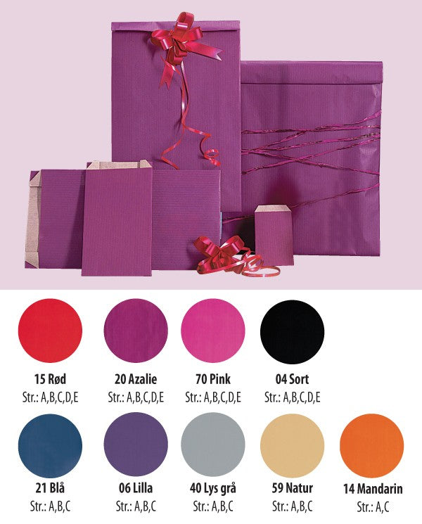 Geschenktüten aus Kraftpapier, blau, Packung mit 250 St., 7 x H12 cm