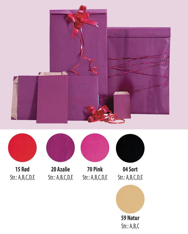 Geschenktüte, Kraftpapier, braun, Pck. mit 250 Stk., 24 x 7 x H41 cm