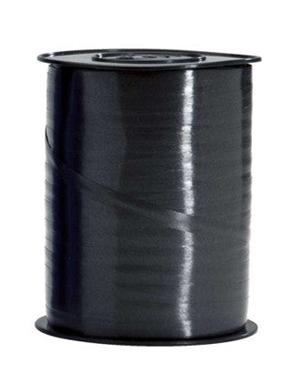 Geschenkband 7 mm x 500 mtr. Glänzend. Schwarz