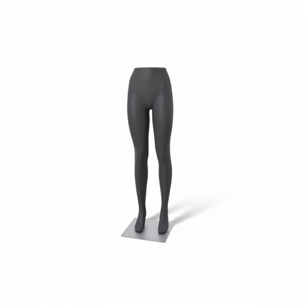 5100 Damen-Torso, Beine. Schaufensterpuppen-Unterteil. Schwarz