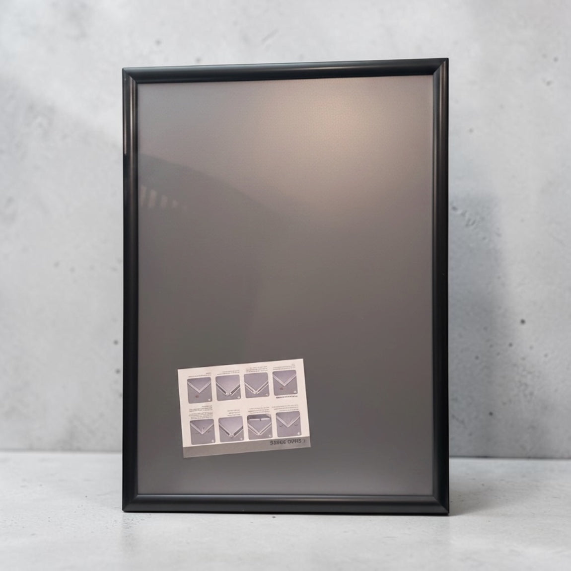 Klapprahmen-Schild 50 x 70 cm – Farbe wählen