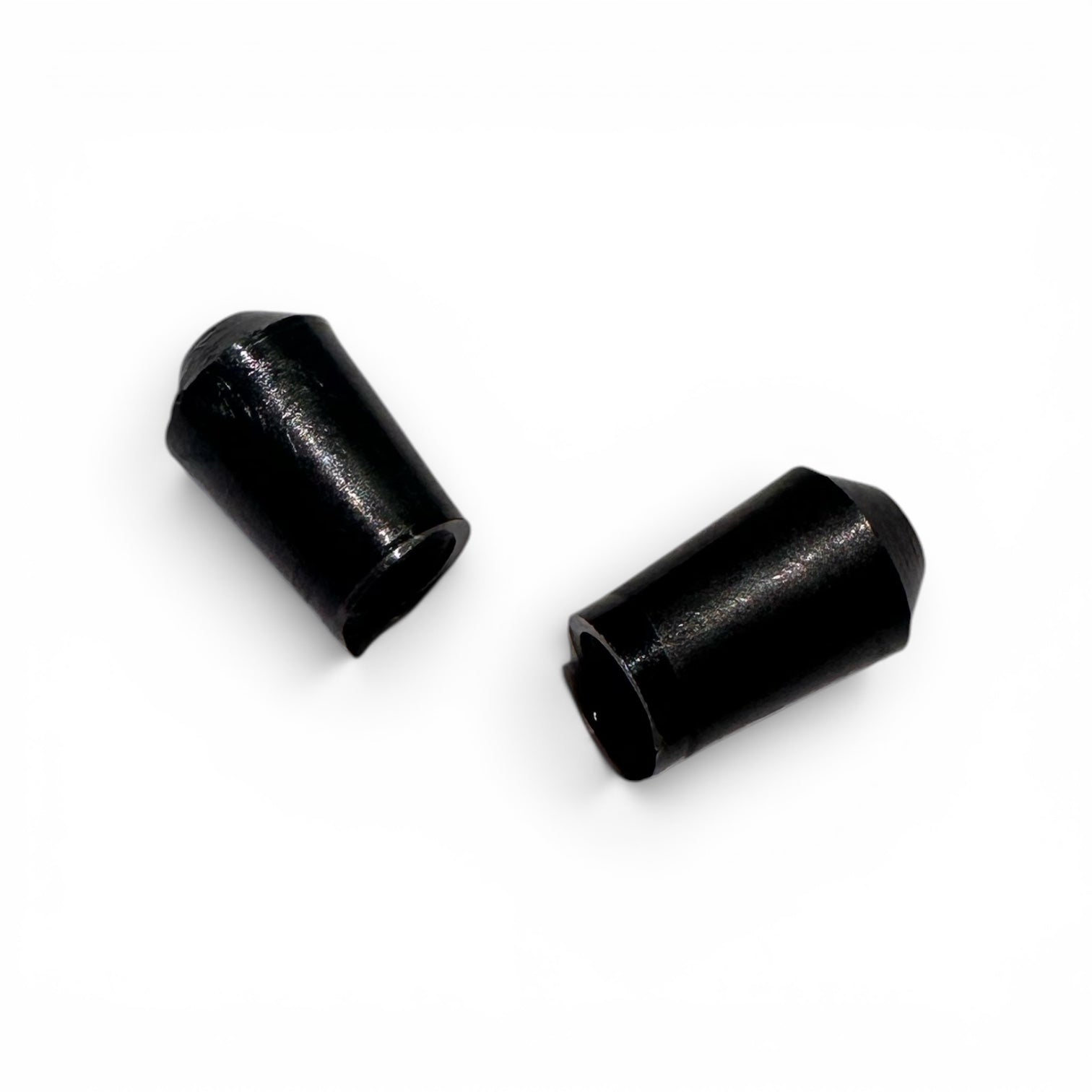 Endkappe schwarz, Ø 4 mm. Passt u. a. auf Metallklemmebügel.