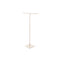 T-Display - höhenverstellbar. Weiß. H43-81 cm. Quadratischer Fuß - Schmuckdisplay