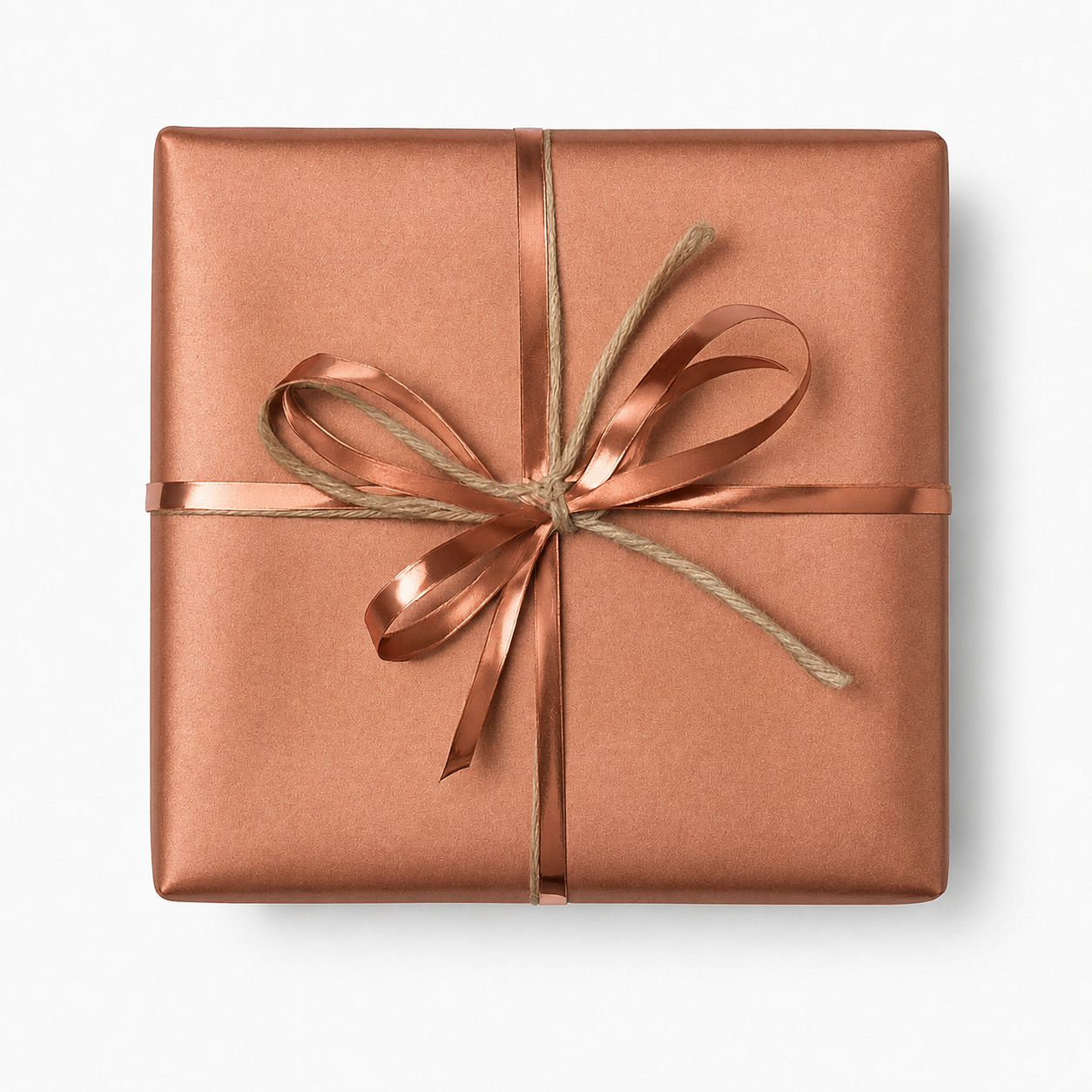 Geschenkpapier B 50 cm. Kupfer, Kraftpapier. 100 m