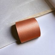 Geschenkpapier B 10 cm. Kupfer, Kraftpapier. 100 mtr