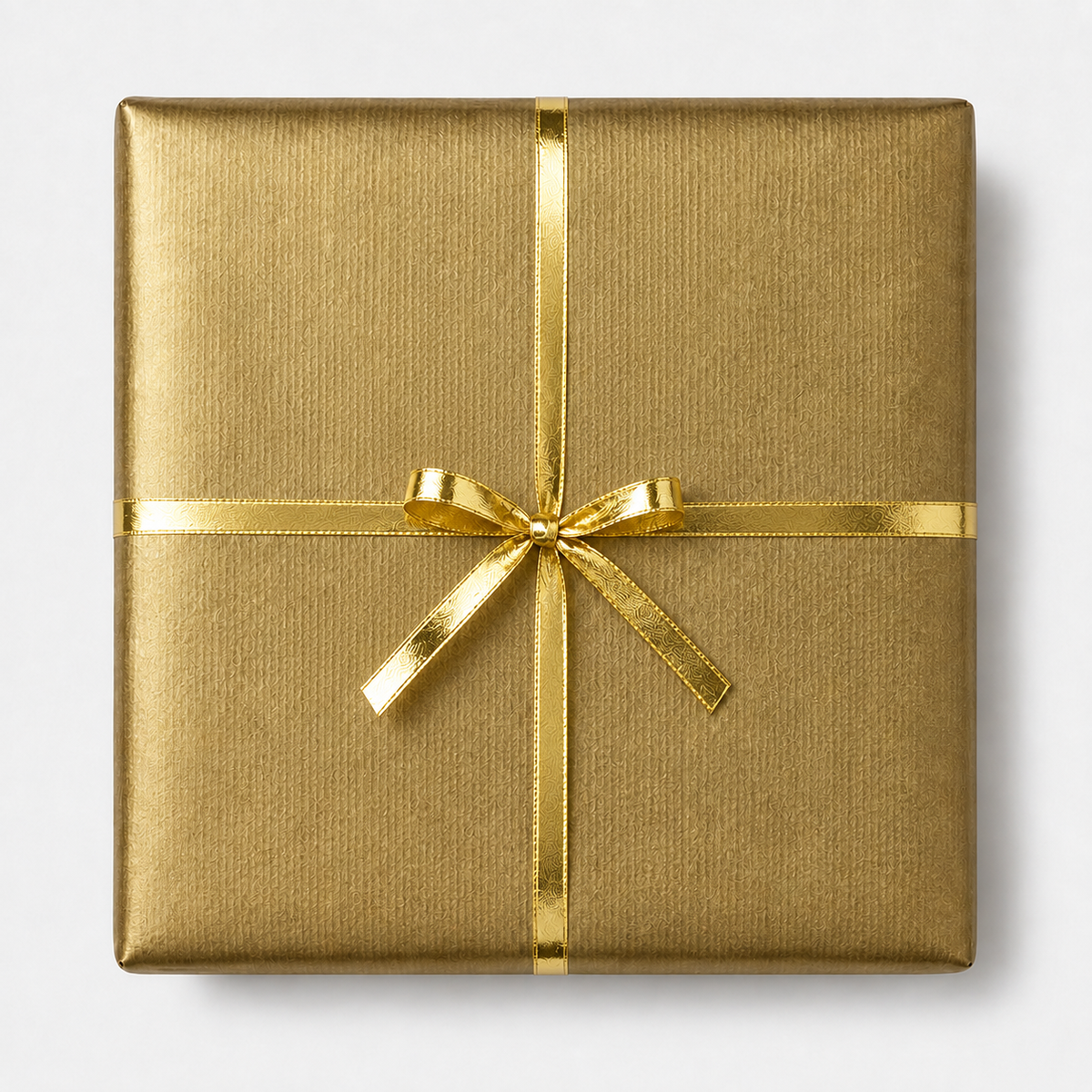Geschenkpapier B 57 cm. Gold, mattes Kraftpapier. 200 mtr.