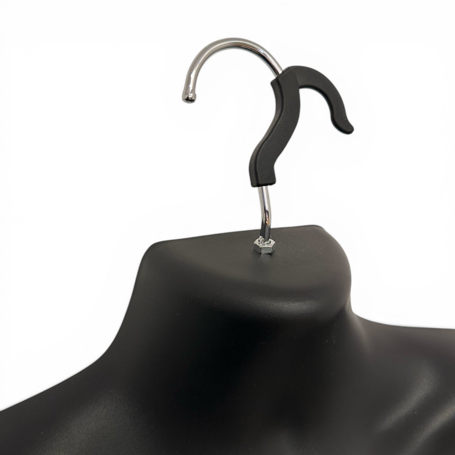 Hængetorso, Herren, mit Front und Haken, schwarz, H70 cm