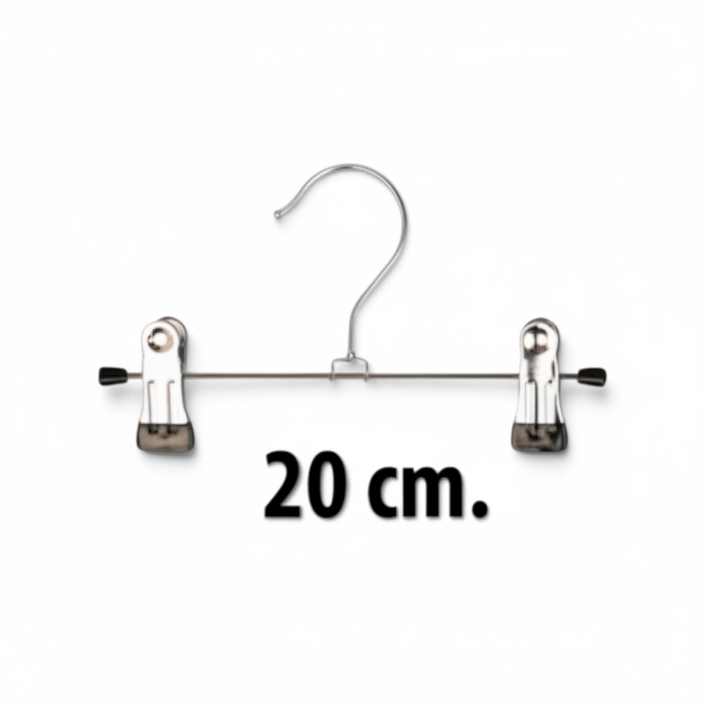 Metall-Klemmebügel (B 20 cm) - 100 Stk. Schwarz