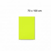 Schildpapier 70 x 100 cm. - Neon Gelb