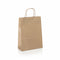 Papiertüte mit gedrehtem Henkel, Natur, Packung mit 50 St., 24 x 11 x H31 cm
