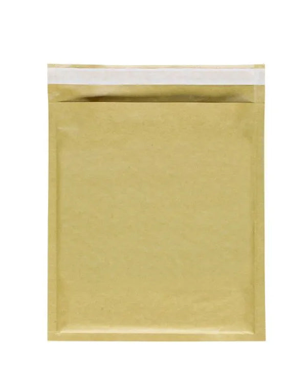 Versandumschläge mit Luftpolsterfolie, braunes Kraftpapier, 100 St. Packung, 27 x 36 cm.
