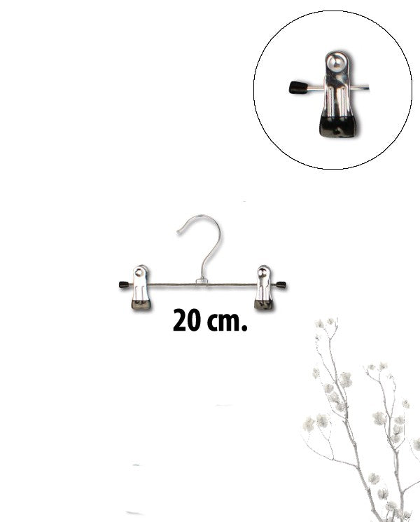 Sort metal klemmebøjle 20 cm til små varer og tilbehør