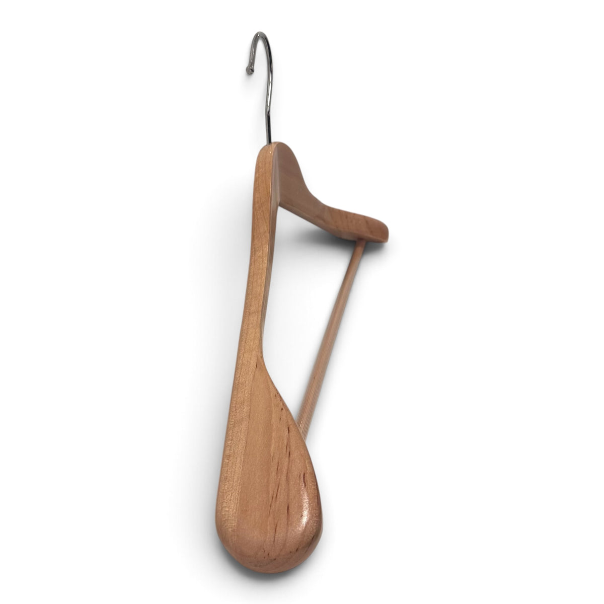 Jackenbügel, gewinkelt. Natur - B 45 cm.
