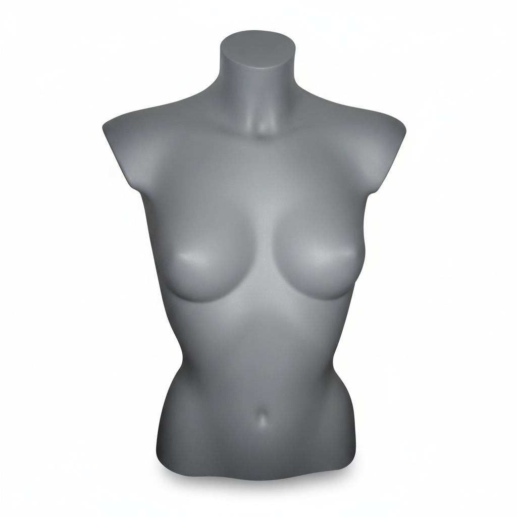 Shine, weiblicher Torso, grau, B38, H57 (Serie 5100)