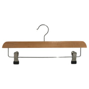 Hosenbügel, Holz, mit starken Klammern, natur, 35 cm