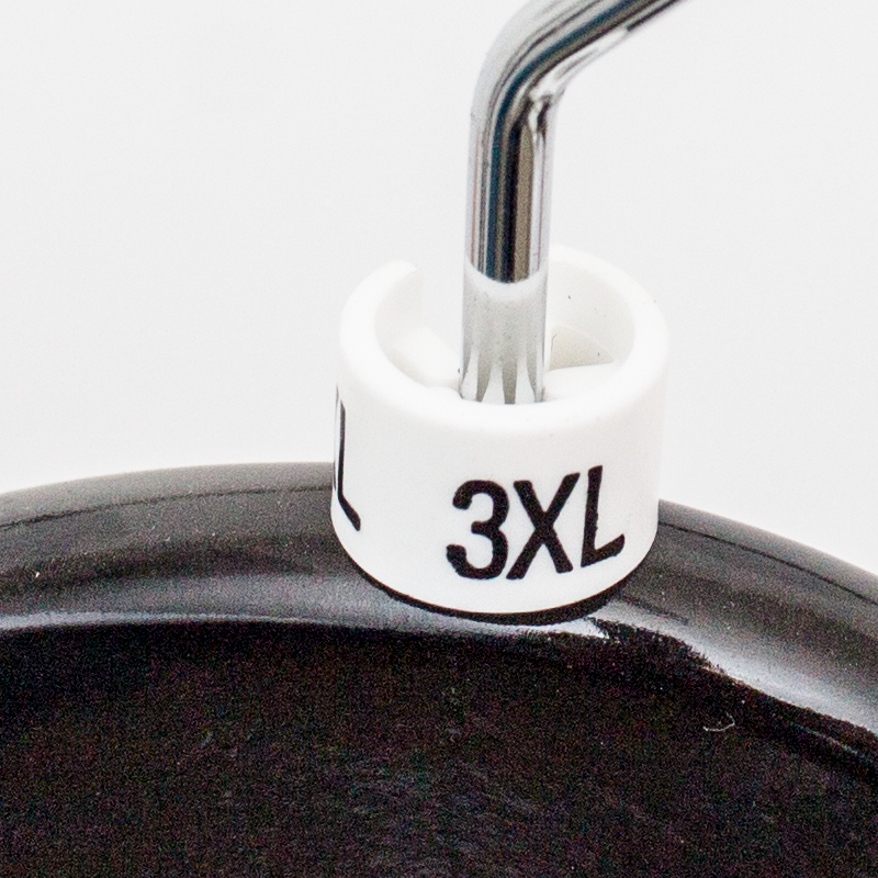 Mini-Stücke - Weiß - 100 gleiche pro Beutel. Größe wählen