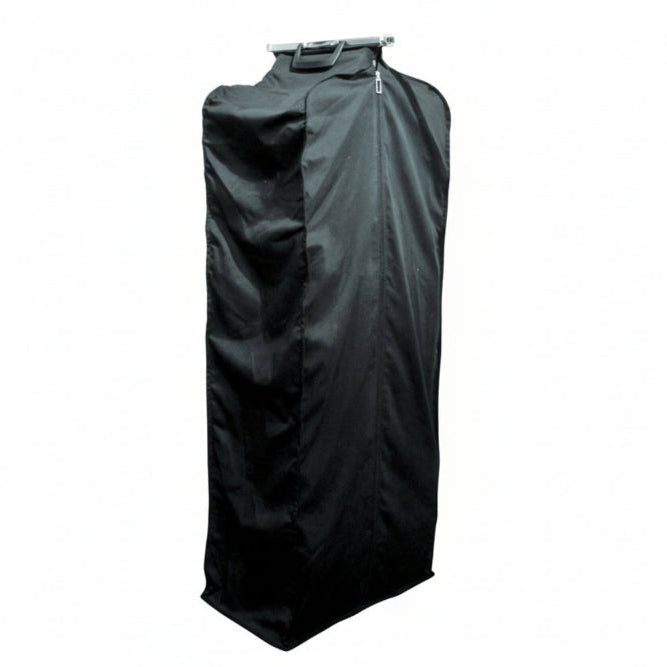 Sort kollektionspose med kuffertlukning, højde 120 cm og dybde 30 cm