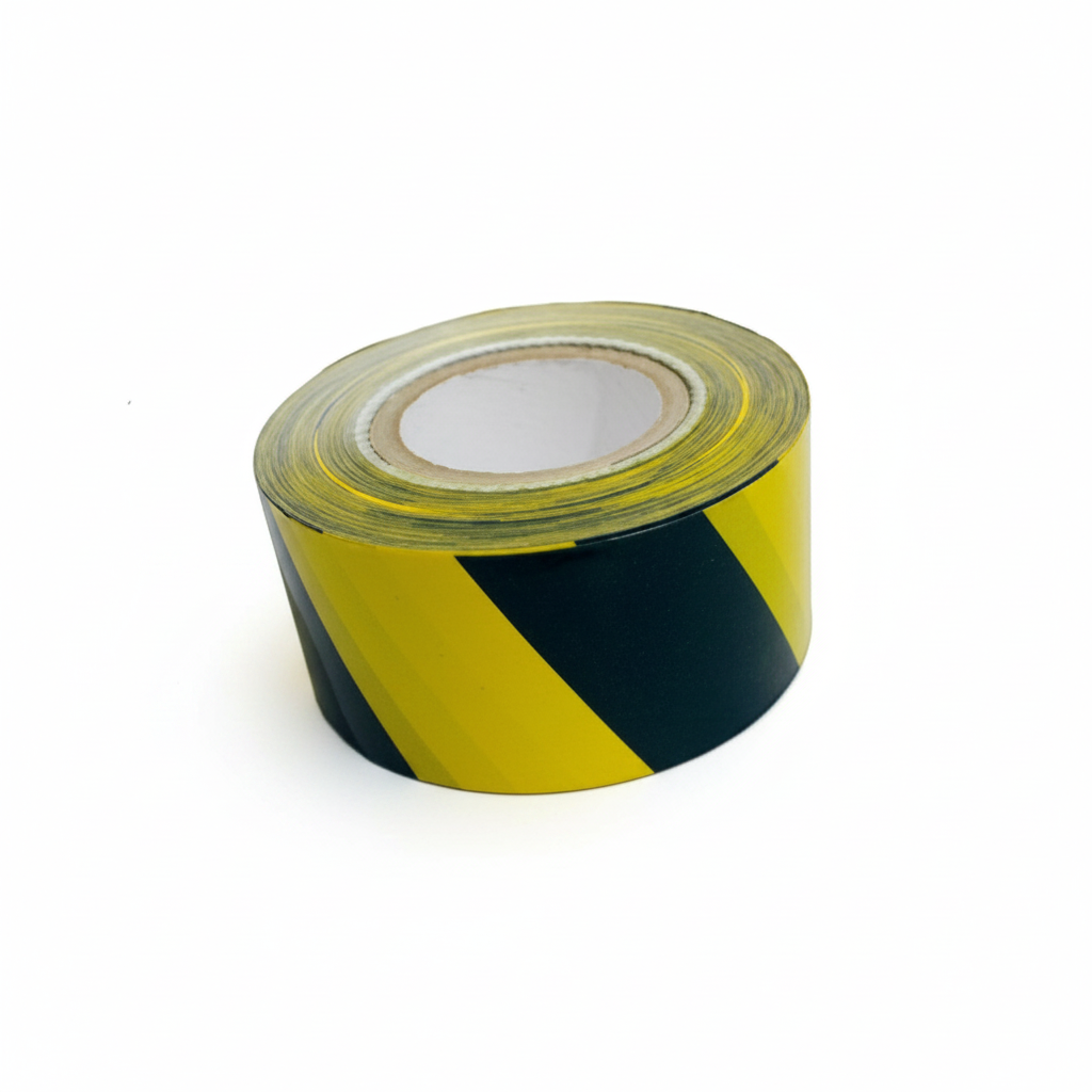 Absperrband - schwarz/gelb gestreift - 250 mtr.