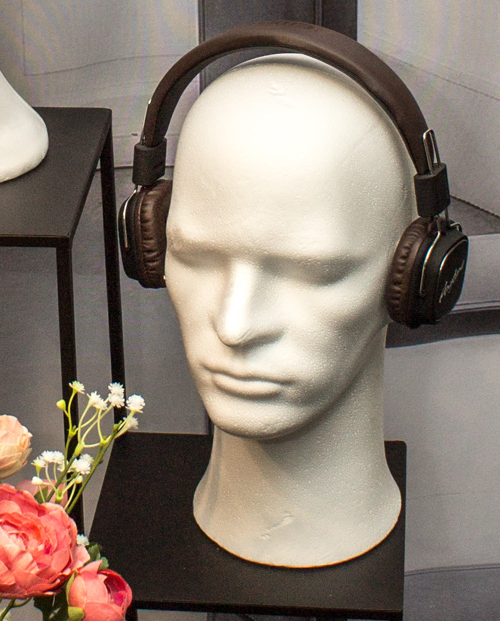 Flamingokopf, Herren, weiß, B59 x H31 cm