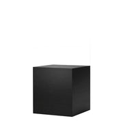Podie. Schwarzes Melamin. 40 x 40 x H50 cm.