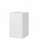 Podie. Weißes Melamin. 40 x 40 x H75 cm.