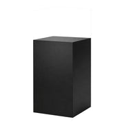 Podie. Schwarzes Melamin. 40 x 40 x H75 cm.
