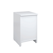 Deckel geschlossen (B 52 cm) - Weiß - Flexia