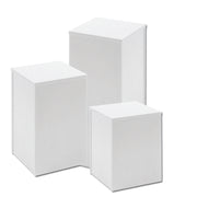 Podie-Set mit 3 Stk. Weiß - unmontiert