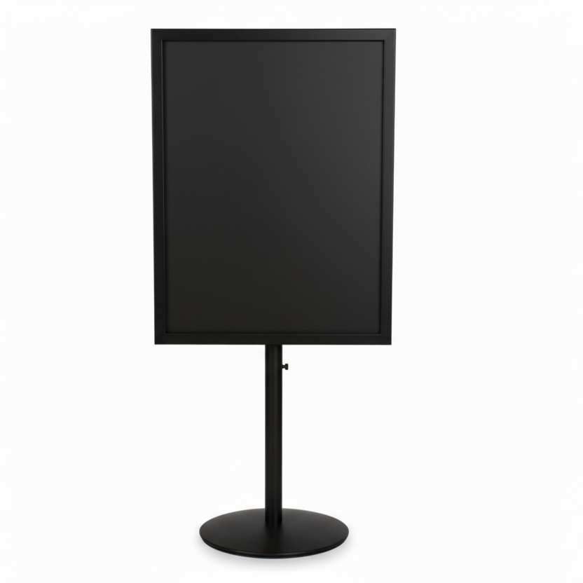 Menükartenhalter, A4, schwarz