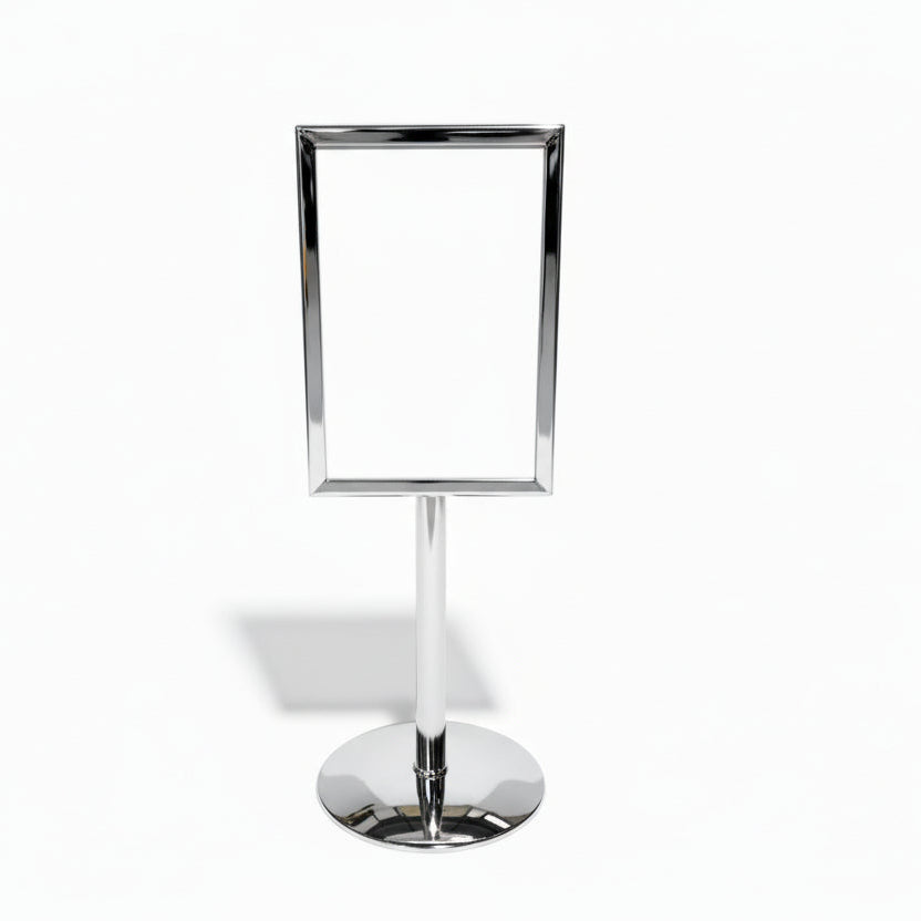 Menükartenhalter, A5, chrom