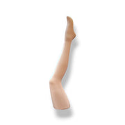 Strumpfbeine, Damen, hellhäutig, glatt. Kunststoff H 83 cm, Ø15,5, Fuß 22 cm.