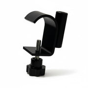 Beschläge für Schildrahmen, für ovales oder rundes Rohr. Schwarz