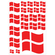 Plakat. Dänische Dannebrog-Flagge, 50 x 70 cm - zum Ausschneiden