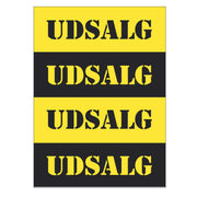 Plakat. Sale, schwarz und gelb, 50 x 70 cm