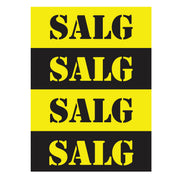 Plakat. Sale, schwarz und gelb, 50 x 70 cm