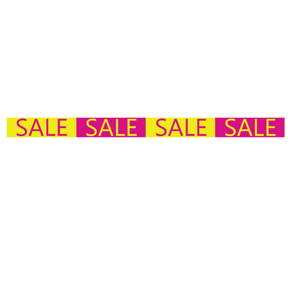 Fenster-Streamer m/ SALE - 120 cm.