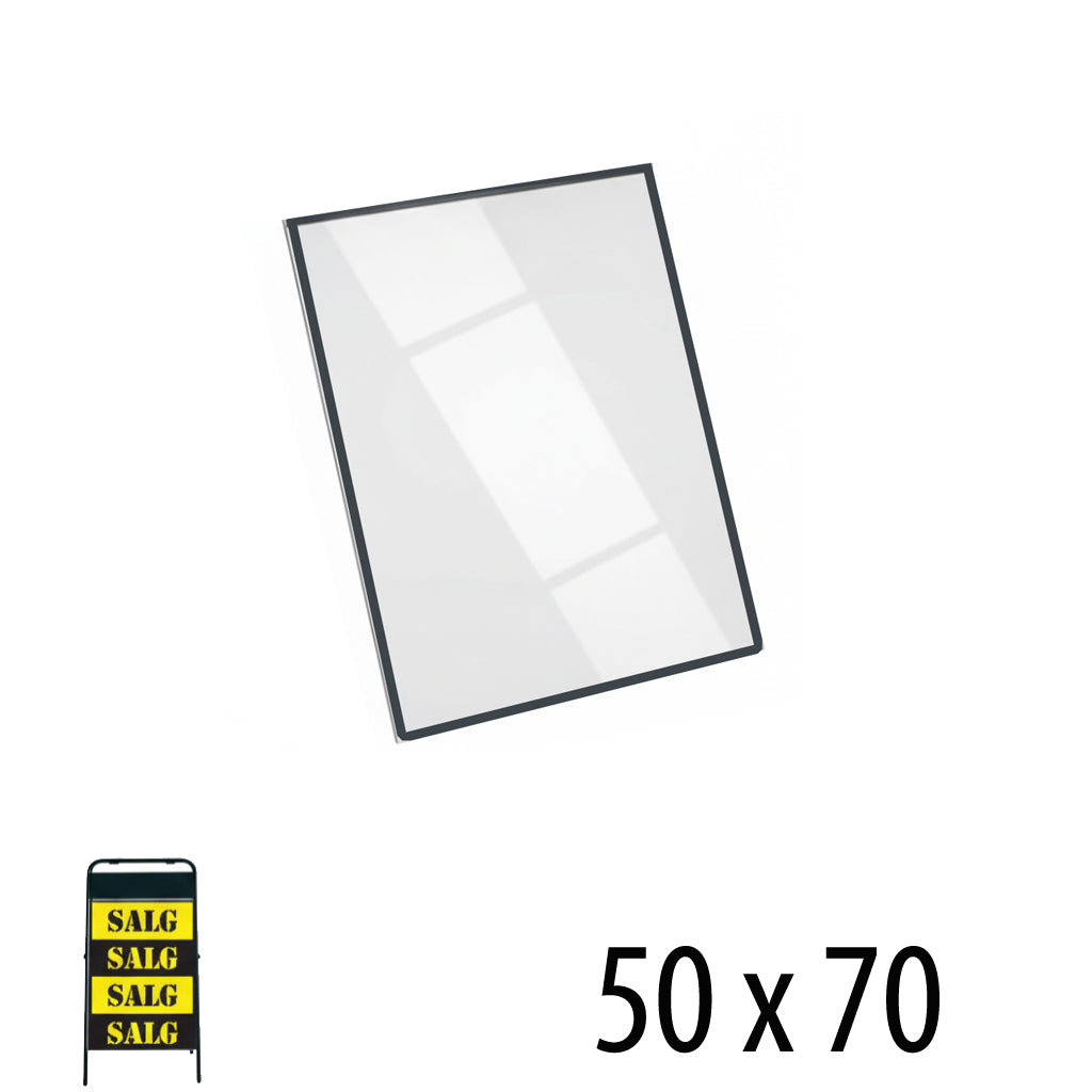 PET-Platte mit Magnetband (50 x 70 cm.)