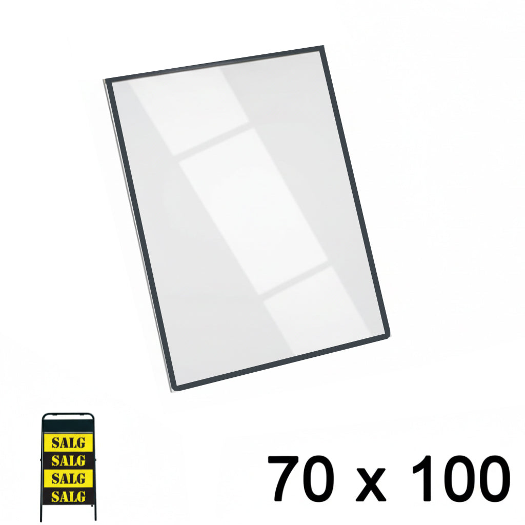 PET-Platte mit Magnetband (70 x 100 cm.)