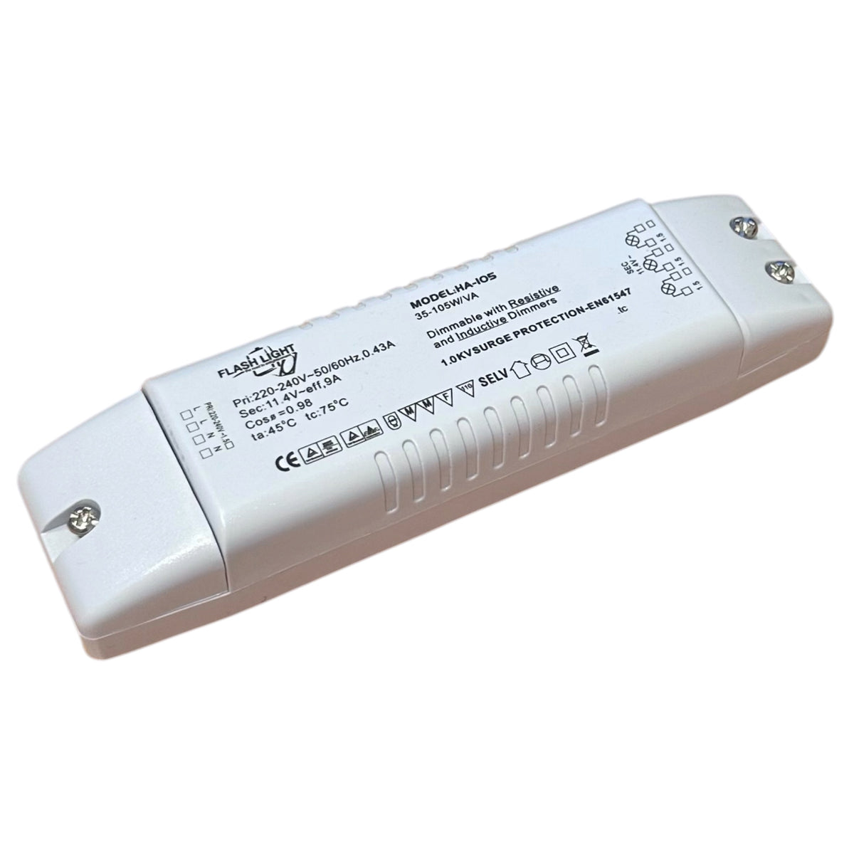 Transformator, 105 W, für Gesäßmuskeln (Kann 2 Gesäßmuskeln mit je max. 50 W versorgen)