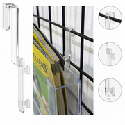 Aufhängebeschläge für Prospekthalter, für Gitter, Acryl