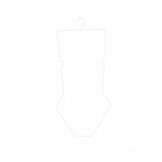 Lingerie- / Bikini- / Badeanzug-Bügel, weiß, 38 x H85 cm