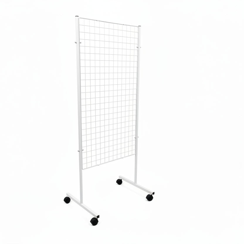 Hvid gittergondol med gittermål 60 x 120 cm